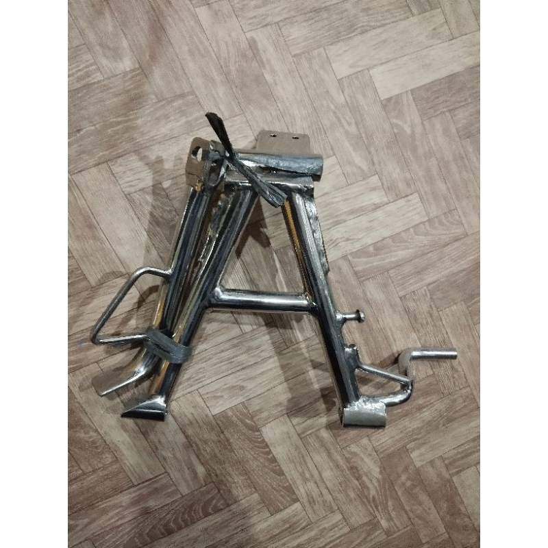 Stainless center and side stand for sniper mx 135. | Shopee Philippines