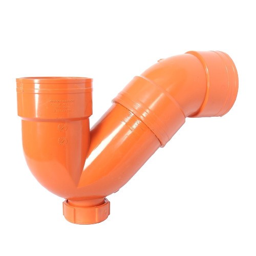 PVC ORANGE PIPE FITTINGS P-trap 3