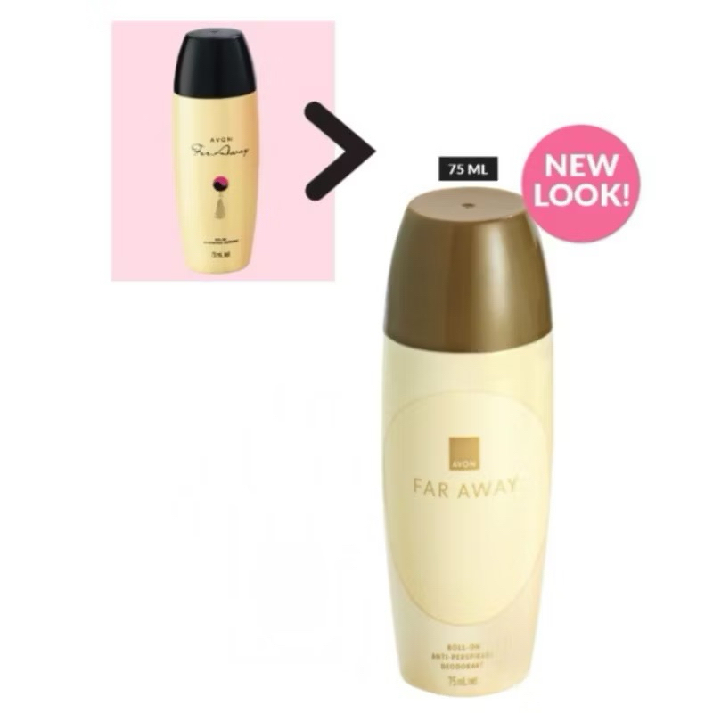 Avon Far Away Deodorant Roll on 75ml and 40ml