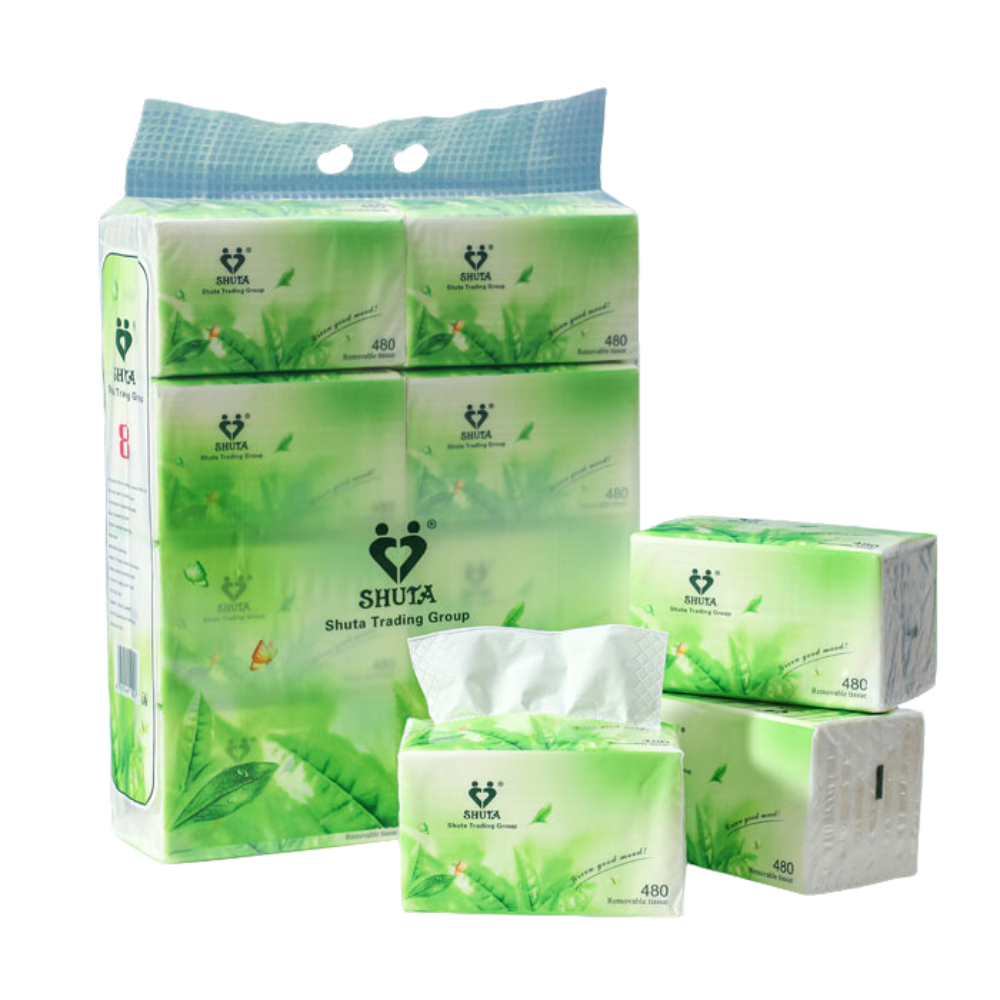 SHUTA Green Tissue 8pcs/pack 450Sheets 4-Ply | Shopee Philippines