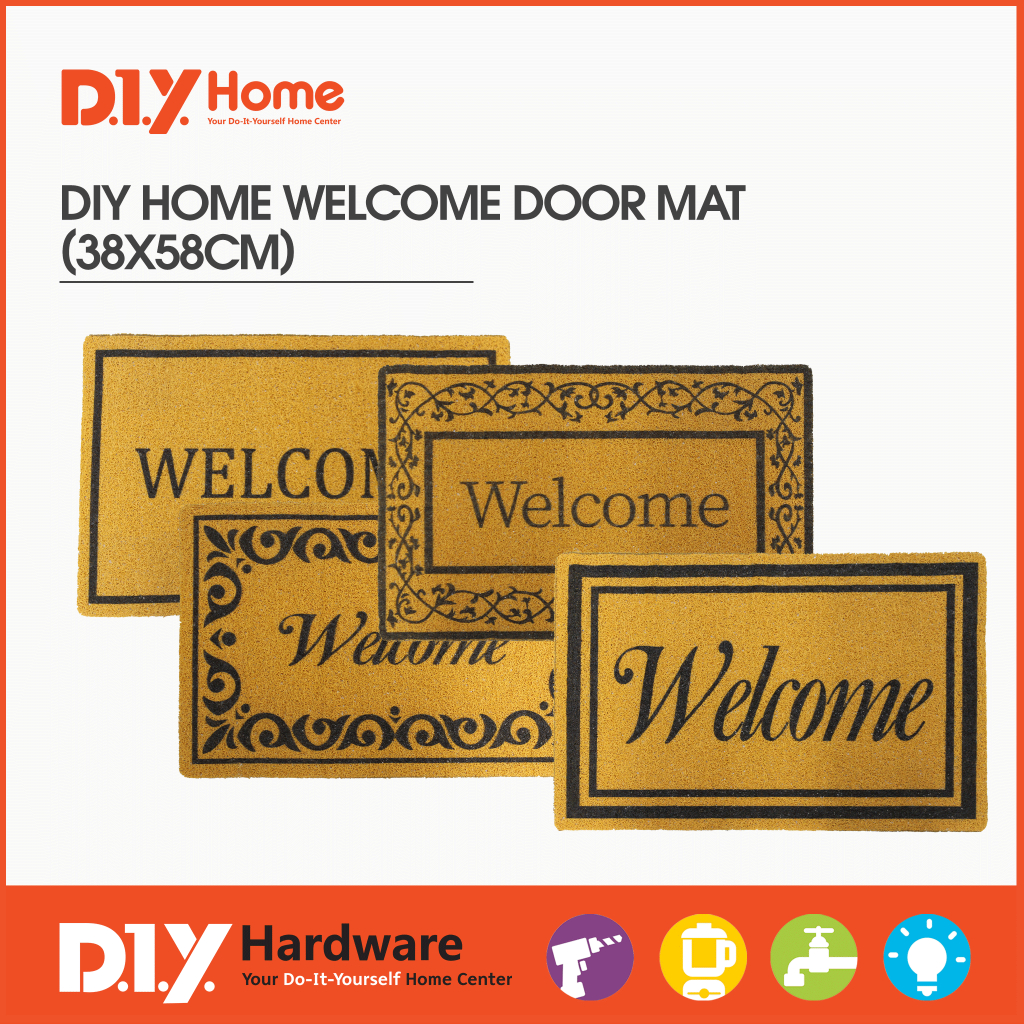 DIY HOME by DIY Hardware Welcome Door Mat 38X58CM | Shopee Philippines