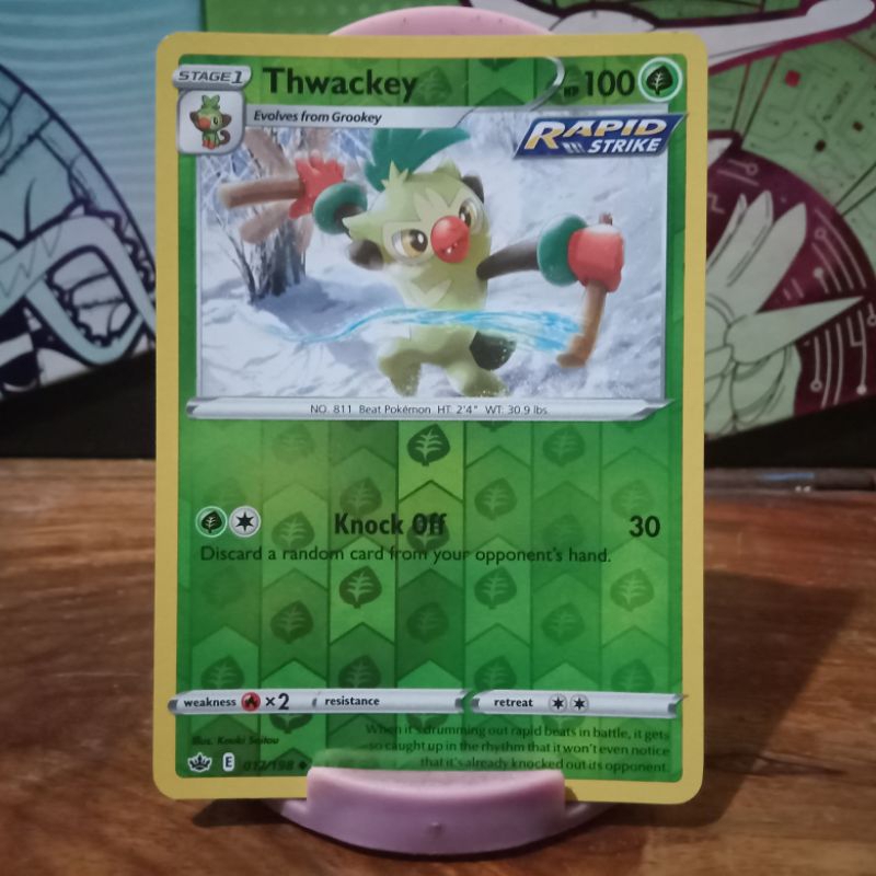 thwackey pokemon card Grookey, & Rillaboom Lot - 21 Cards if your Active Pokmon has the Festival Lead Ability Search TCGplayer's Massive Trading Card