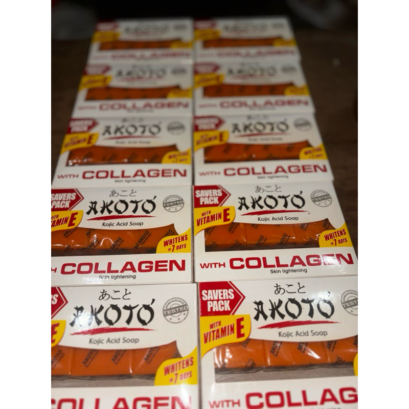 AKOTO SOAP WITH COLLAGEN(RESELLER'S BUNDLE 10packs) | Shopee Philippines