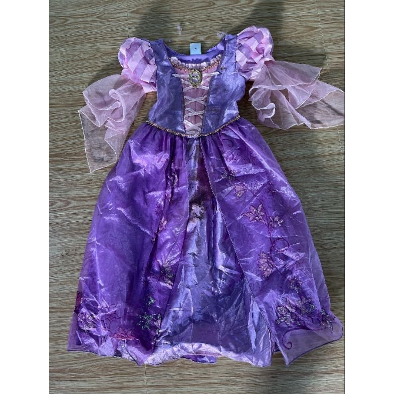 rapunzel tangled gown 7-9 years old | Shopee Philippines