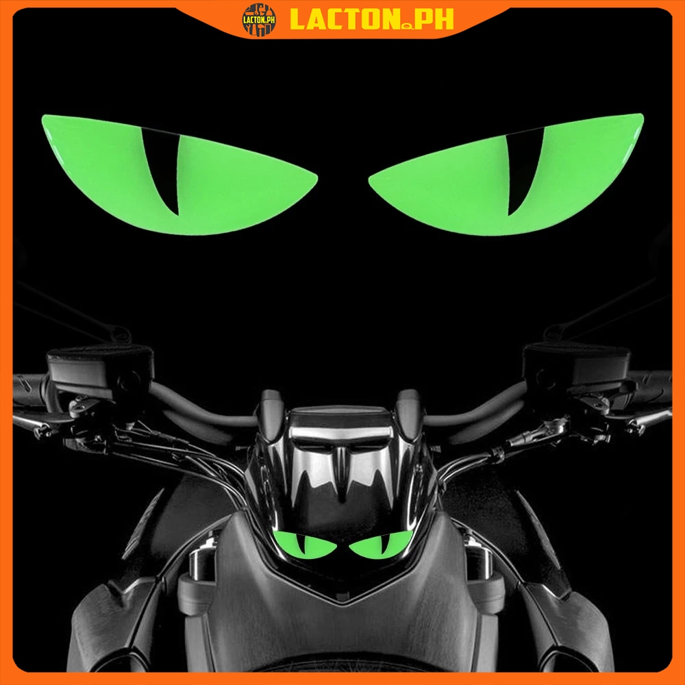 Eyes Luminous Cartoon Sticker Demon Monster Eyes Reflective Warning ...