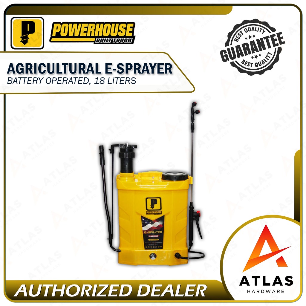 POWERHOUSE 2 IN 1 KNAPSACK DUAL SPRAYER BATTERY OPERATED SPRAYER 18 ...