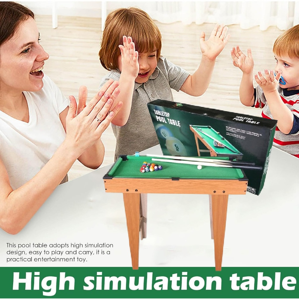 2025 New Children's Mini Billiards Table Wooden Desktop Billiards Table ...