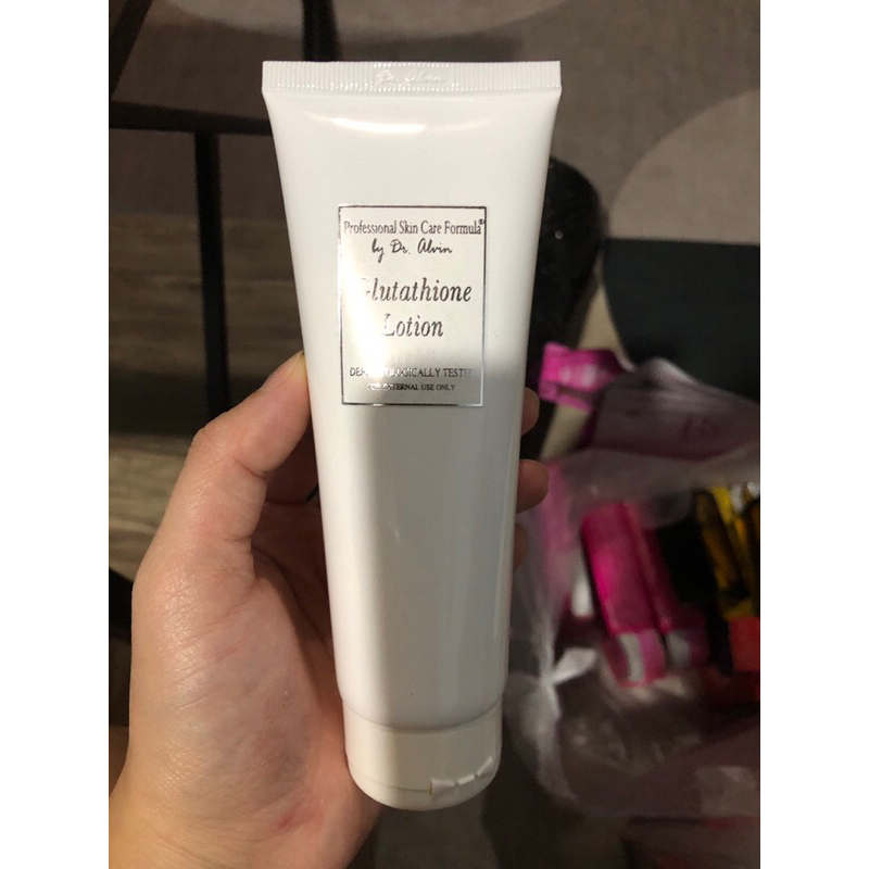 dr alvin glutathione lotion Dr. Alvin Glutathione Lotion 120ml with embossed