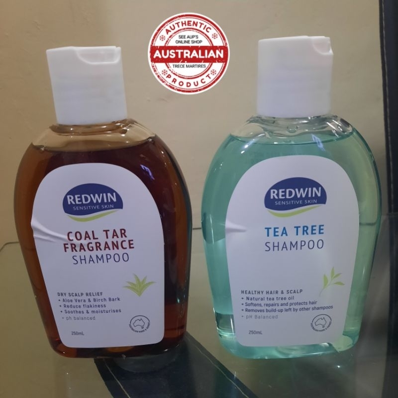 REDWIN Tea tree/coal tar shampoo 250ml Imported from Australia | Shopee ...