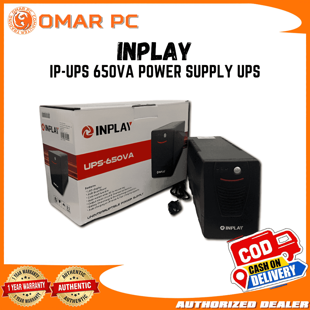 INPLAY IP-UPS POWER SUPPLY UPS | Shopee Philippines