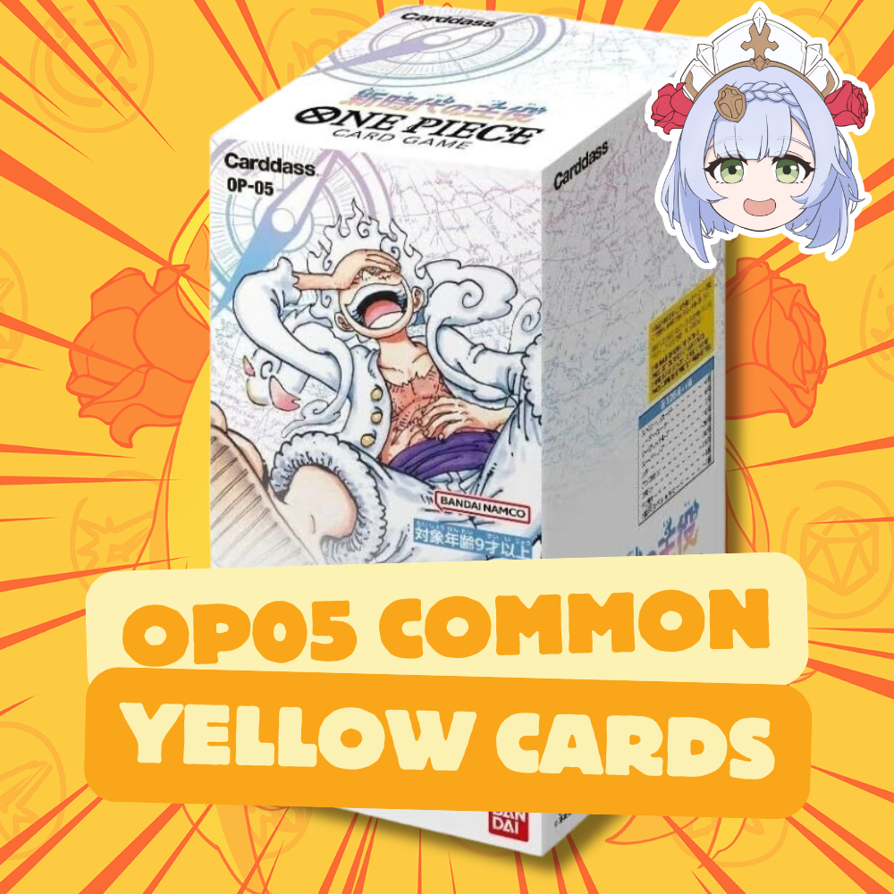 OP-05 Yellow Common Cards One Piece Card Game OP05 Awakening of the New ...