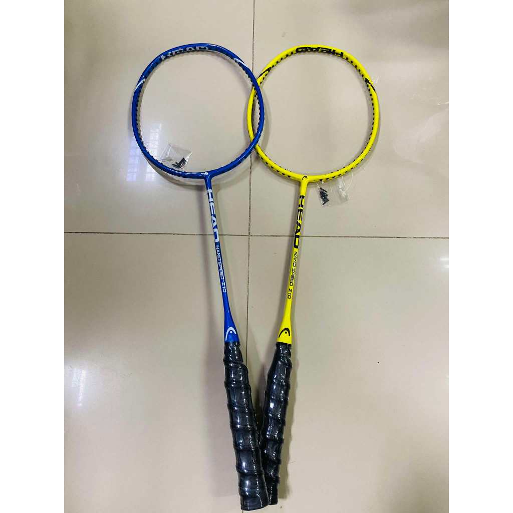 HEAD SINGLE BADMINTON RACKET WITH BAG INCLUDED ( YELLOW & BLUE ...