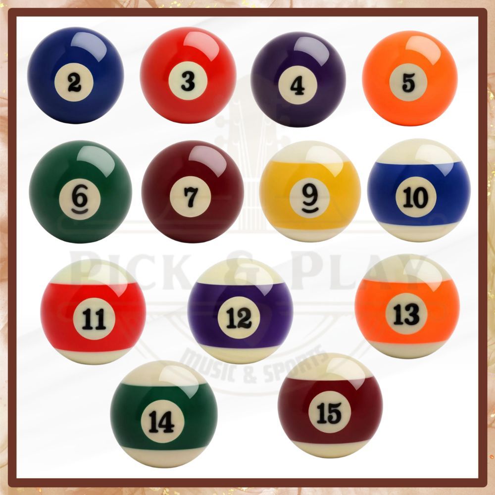 Standard Size Elite Pro Billiard Balls – Premium Quality per Piece ...