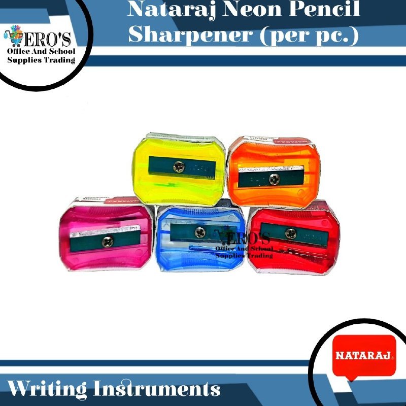 Nataraj Neon Pencil Sharpeners I SOLD PER PIECE | Shopee Philippines