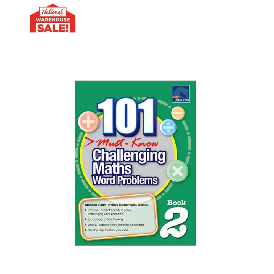101 Must Know Challenging Maths Word Problems 2 paperback | Shopee ...
