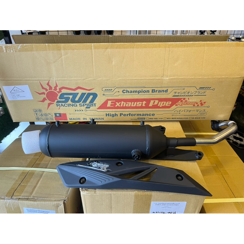 SUN RACING POWER PIPE BLUE TIP FOR MIO SPORTY ADJSUTABLE | Shopee ...