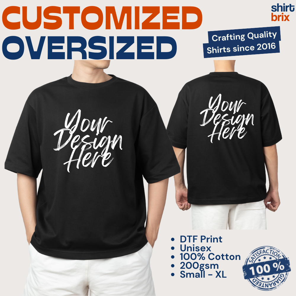 Oversized Pro-Club Customized Personalized Tshirt Shirt Unisex - Cotton ...