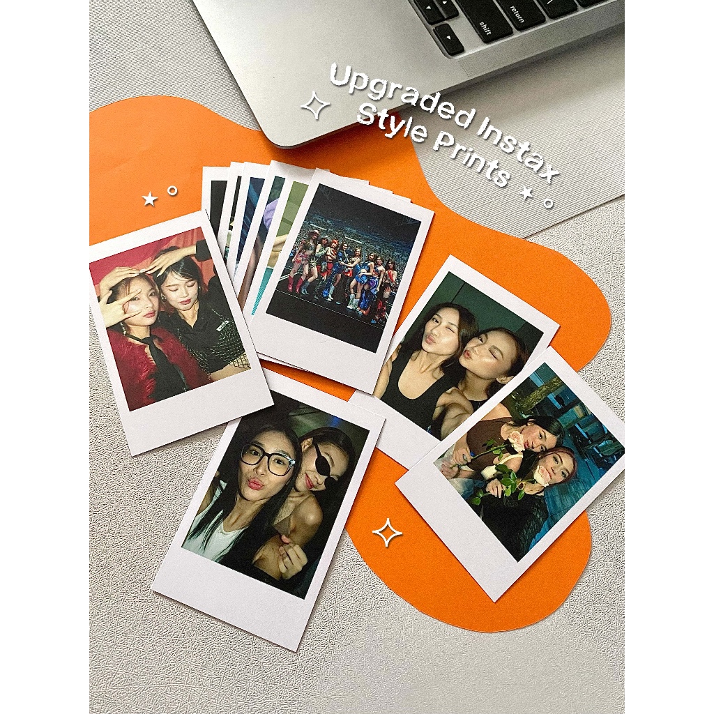 Upgraded Instax-Style Photo Prints (with Customizable Back Print ...