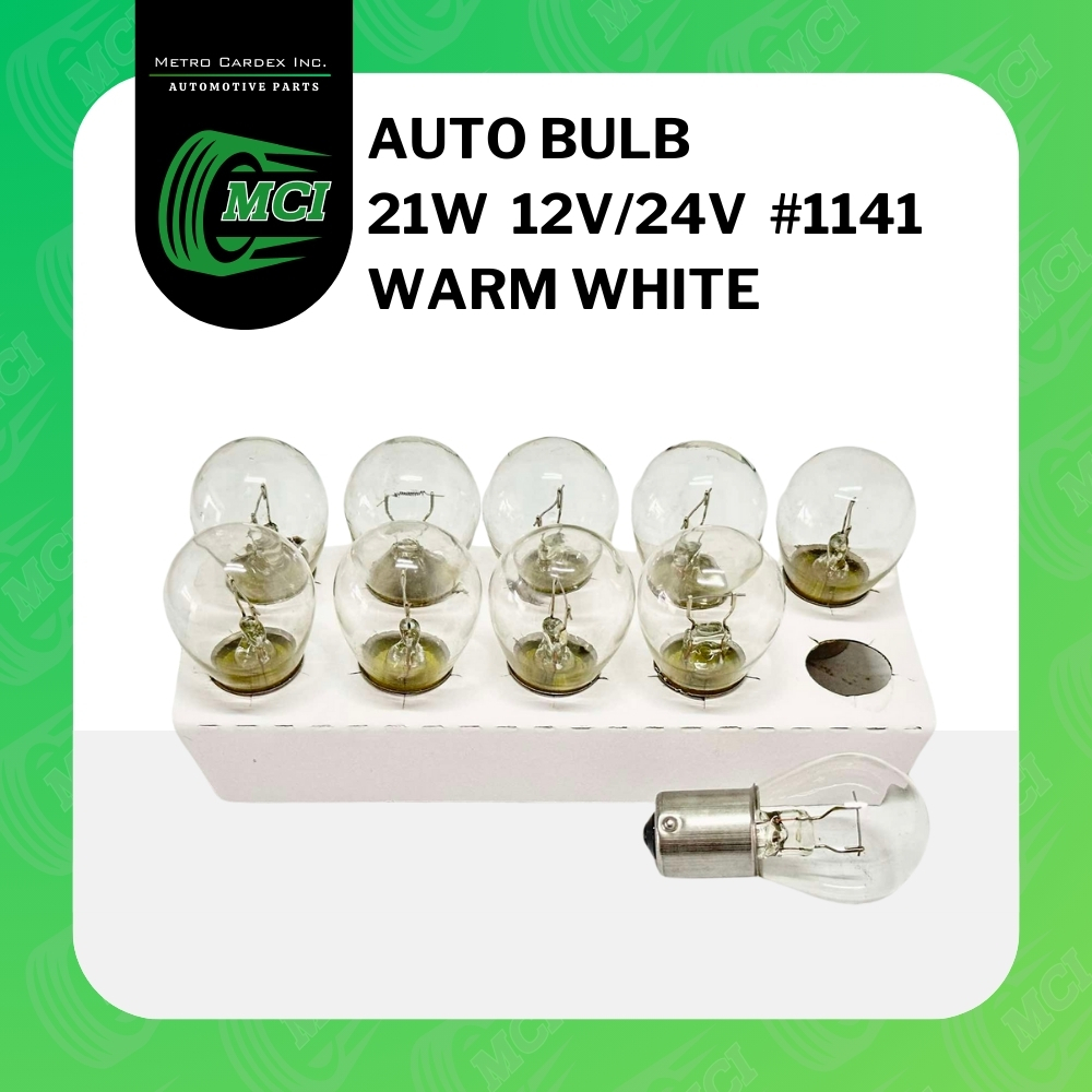 10pcs/1set AUTO BULB 21W 1141 12V/24V Lamp Single Contact Car Motor ...