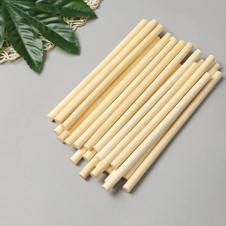 50cm Wooden Rod Dowel Bamboo Flower Making Stick Ribbon Flower DIY ...