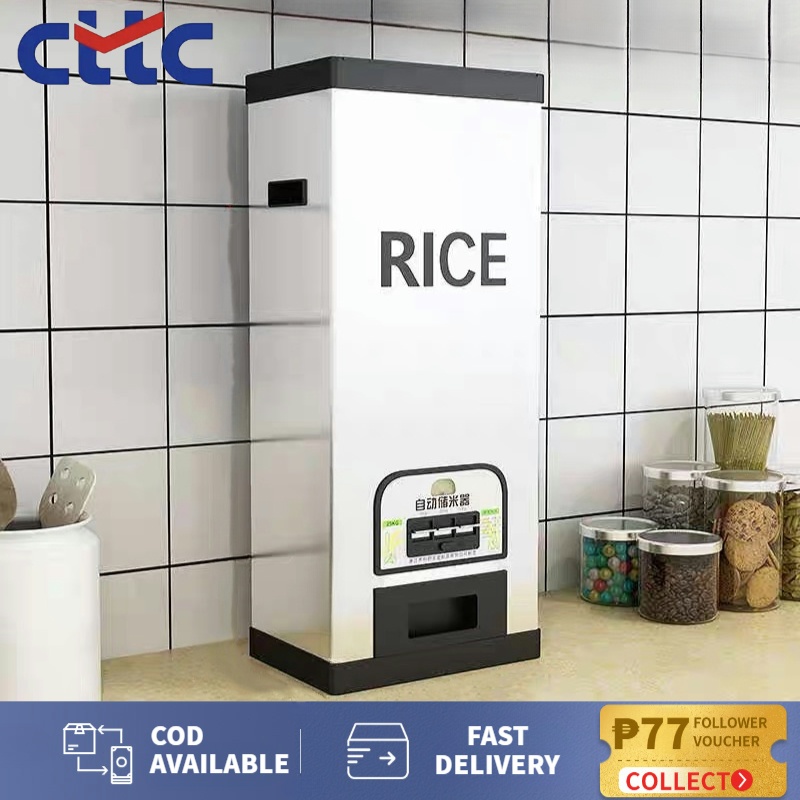 CTTC 20/25 Kilos Rice Storage Rice Automatic Household Rice Dispenser ...