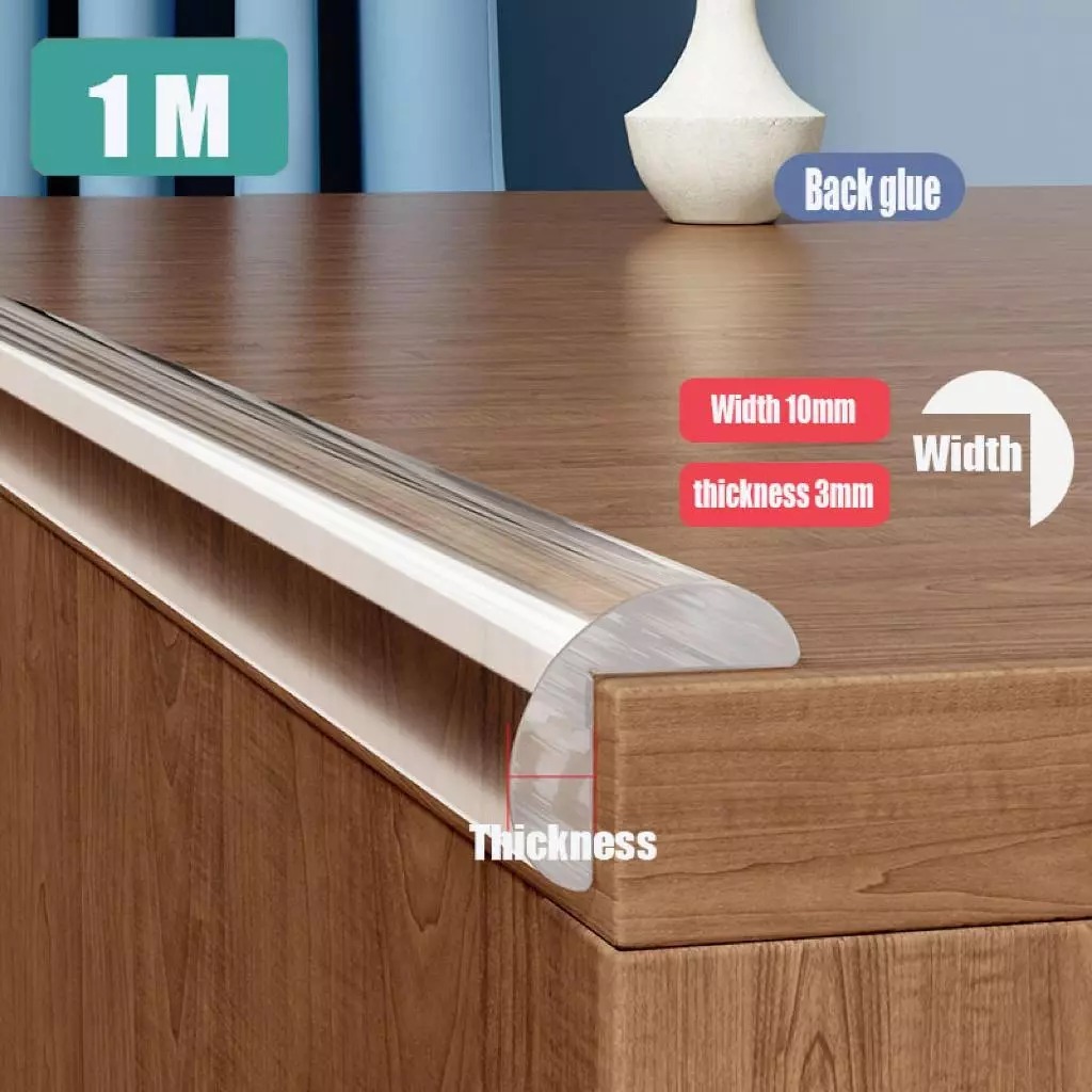1M/2M Desk Table Edge Corner Protector Foam for Baby Furniture ...
