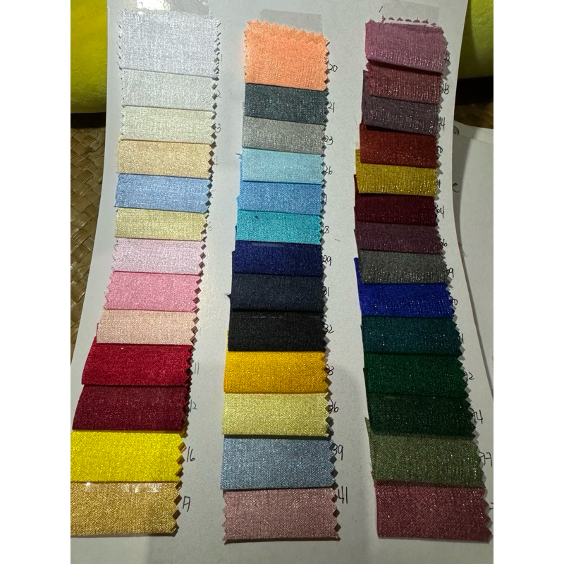 METTALIC GAZAR FABRICS Sold per roll (50 yards in 1 roll 60’’ width ...