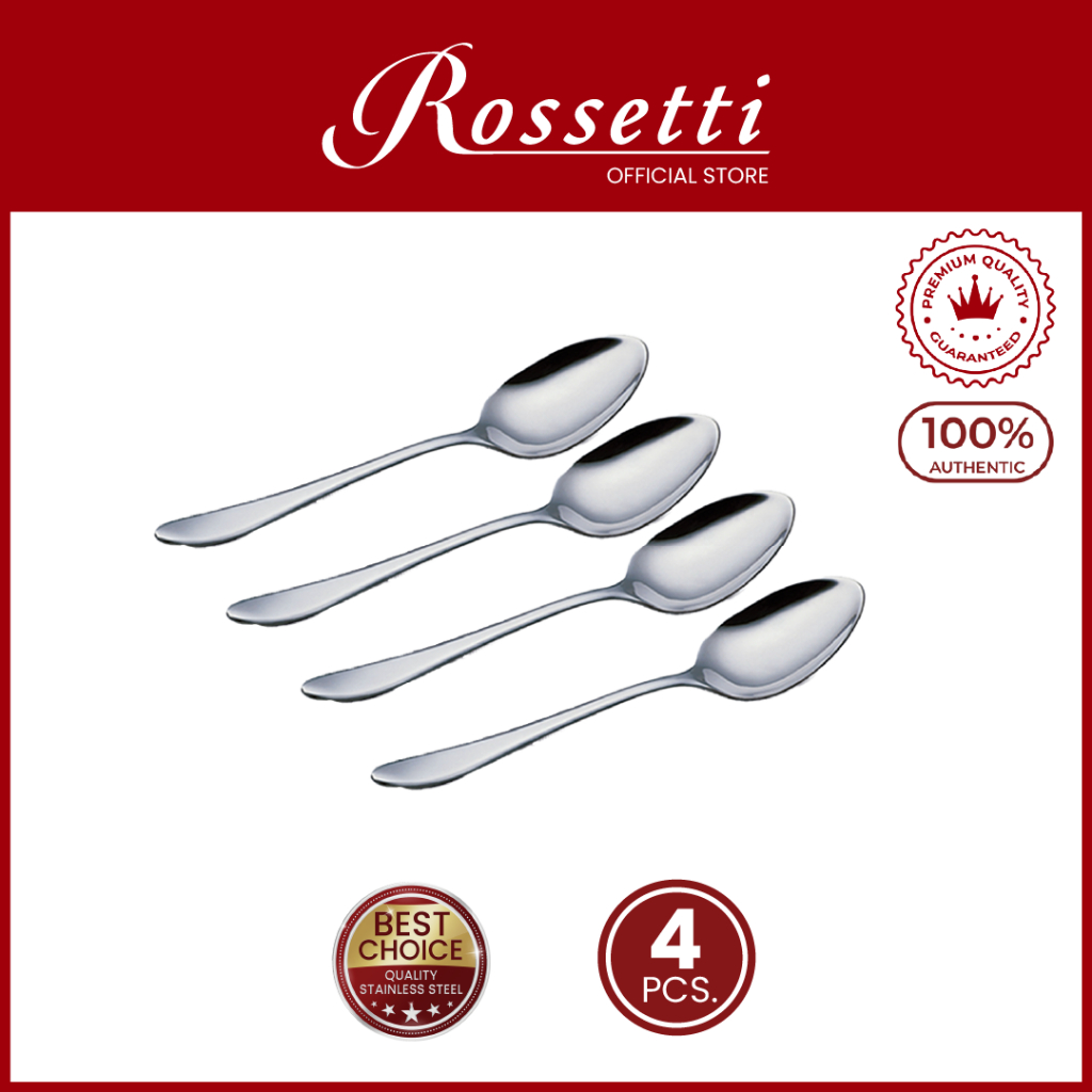 Rossetti Sanza Series 4-pieces Stainless Steel Spoon Set (RCS66917S4 ...