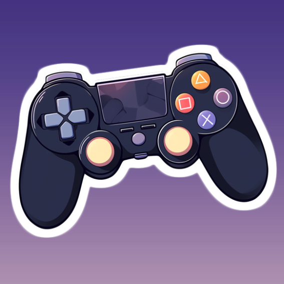 PS4 Controller Vynil Sticker Waterproof for Motors, Tumbler, Flask ...