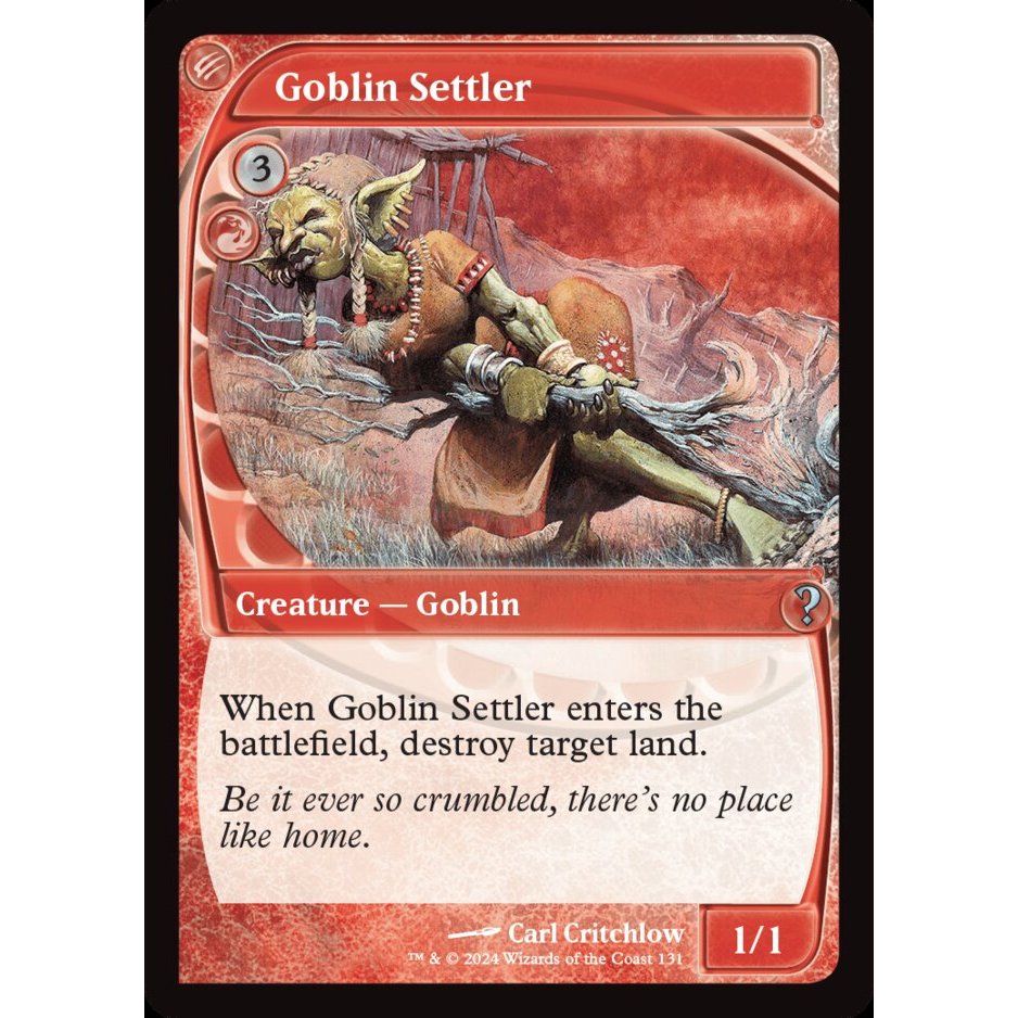 Goblin Settler (Future Sight) - Mystery Booster 2 (MB2) - RED | Shopee ...