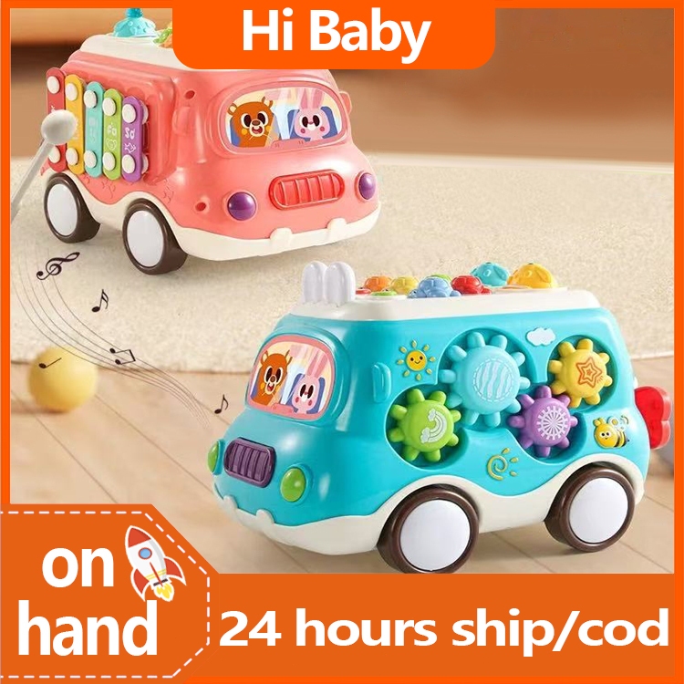 Educational interactive toy Early Learning Multi-Function Smart Bus ...