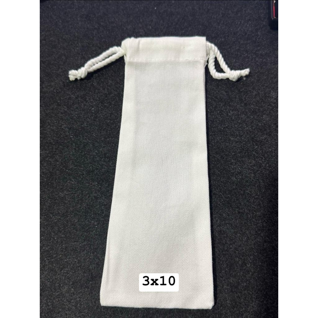 Plain Canvas drawstring pouch for straw and cutlery/ecofriendly /katsa ...
