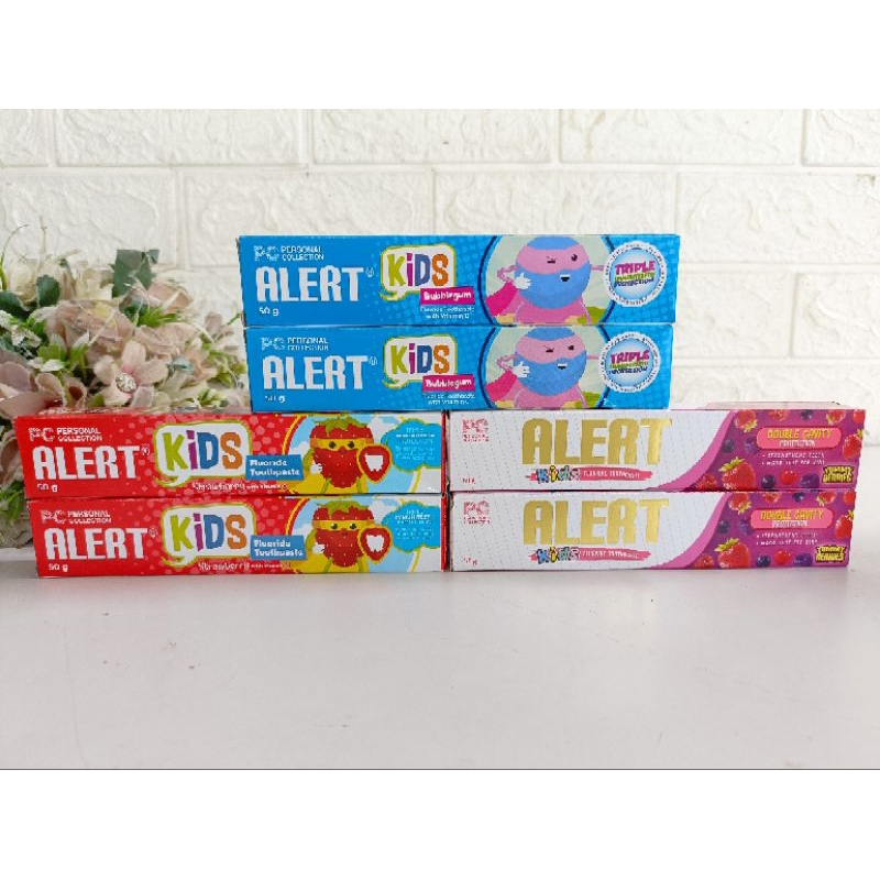 Personal Collection Alert Kids Flouride Toothpaste 50g | Shopee Philippines