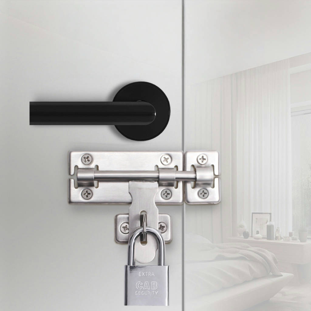 Stainless Steel Padlockable Door Bolt Secure Your Doors with Style ...