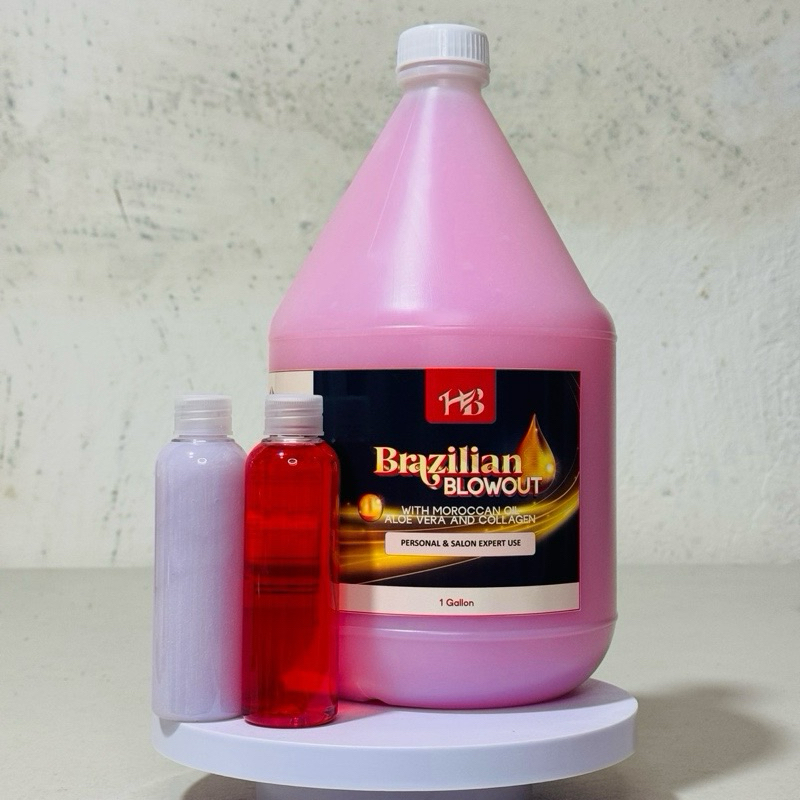 Hair Brazilian Blowout 1Gallon with freebies for smooth, silky and ...