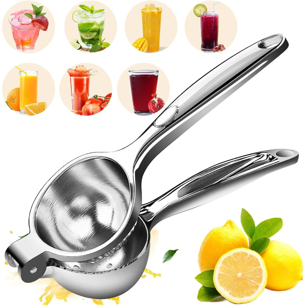 Large Heavy Duty Stainless Steel Citrus Juicer Fruit Squeezer,Hand Press  Citrus Juicer