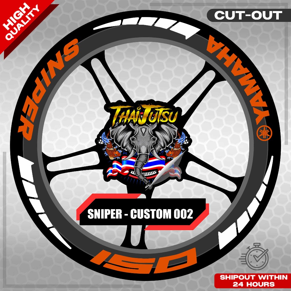 SNIPER MAG STICKER SET ( 2 MAGS ) - CUSTOM 002 | VINYL WATERPROOF CUT ...