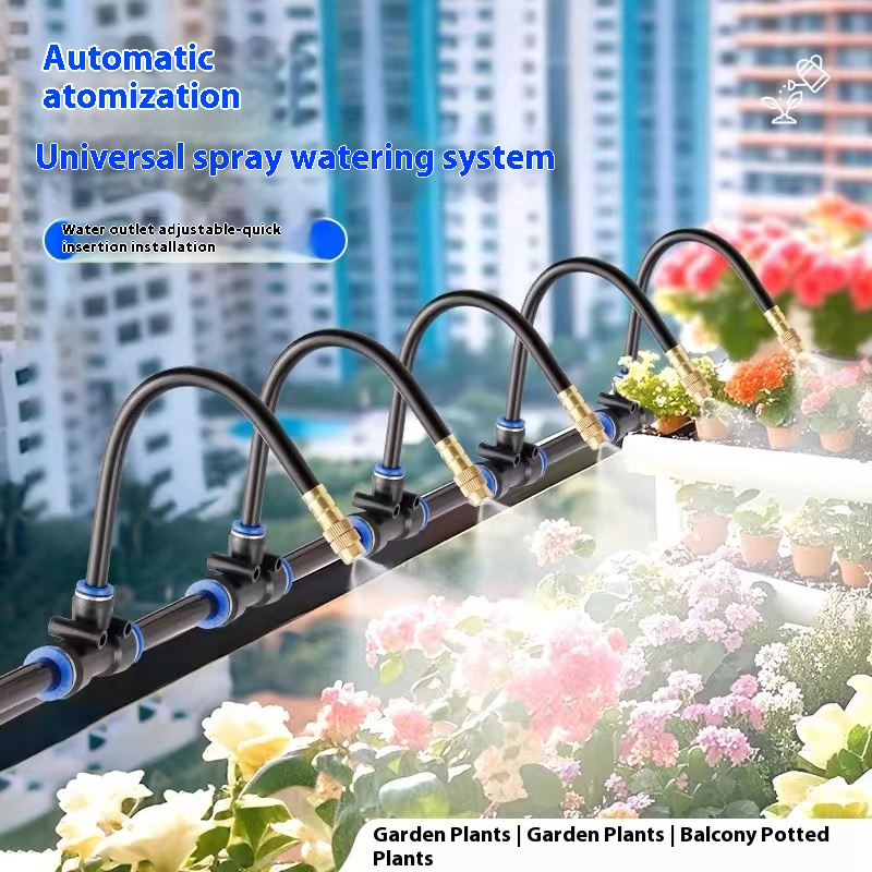 5-30m/Automatic Watering Kits Brass Micro Misting Spray Cooling System ...