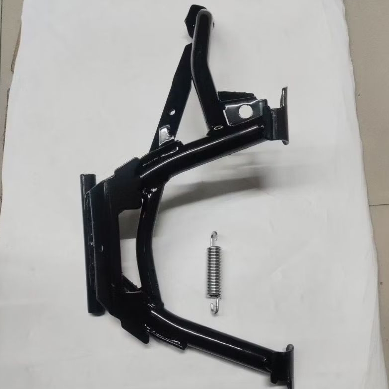 CENTER STAND WITH SPRING HONDA CLICK V2/V3/V4 BLACK HEAVY DUTY LEGIT ...