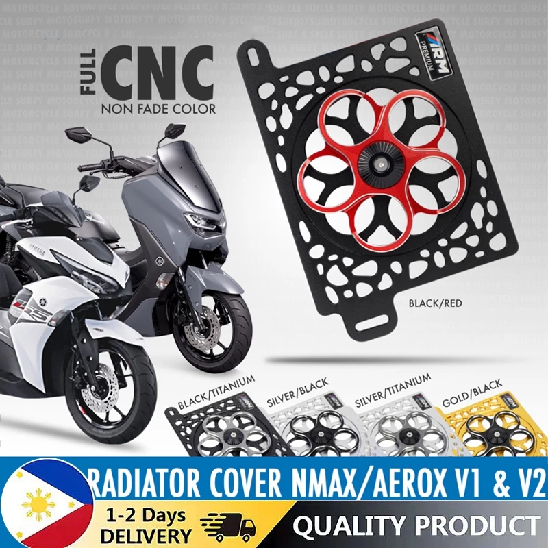 ARM Radiator For Nmax v1&v2 Aerox v1&v2 Cover Windmill Full CNC 2-Color ...