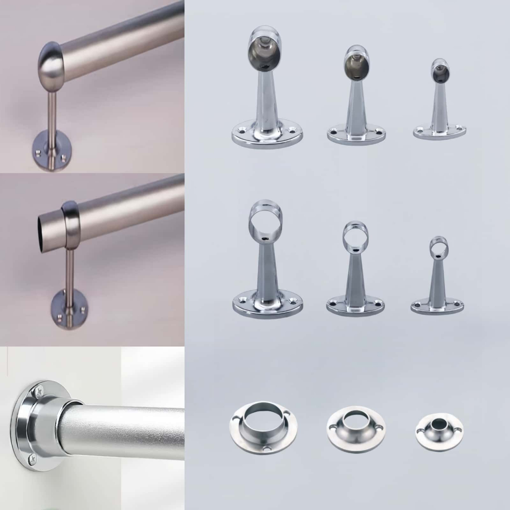 1pcs Maxten Curtain Brackets Towel bar base End post/Centerpost/Flanges ...