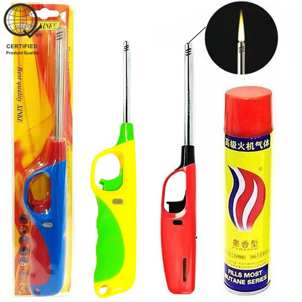 kitchen Igniter Refillable Long-Reach Barrel Gas Lighter Stove Kitchen ...