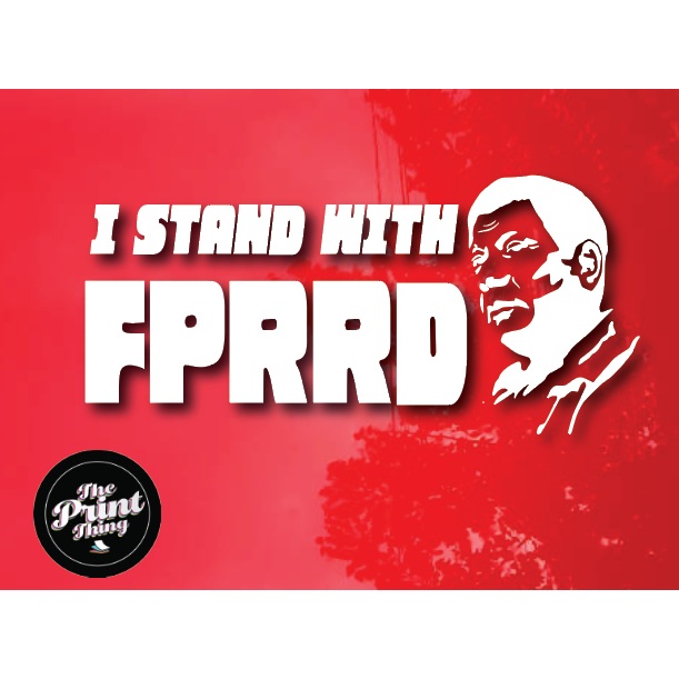 DUTERTE Decal Sticker for Car / Ebike / ETrike / Motor / Truck | Shopee ...