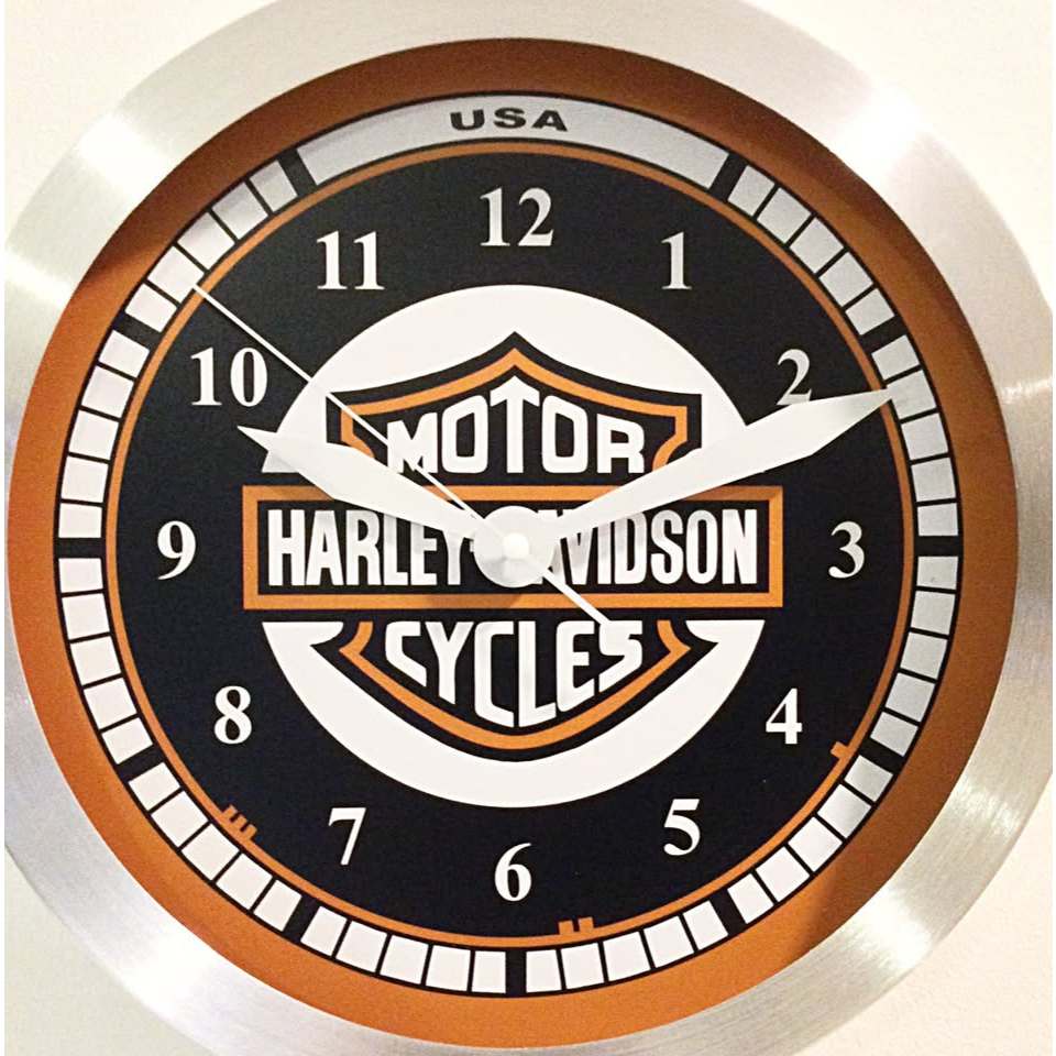 Touring Motorcycle Cruiser Wall Clock - Display Modern Wall Clock ...