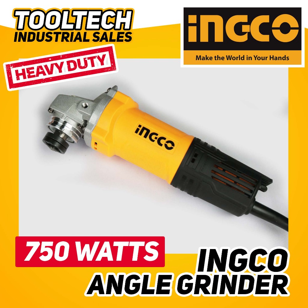 Ingco Angle Grinder 750W AG70012 HEAVY DUTY *TOOLTECH* | Shopee Philippines