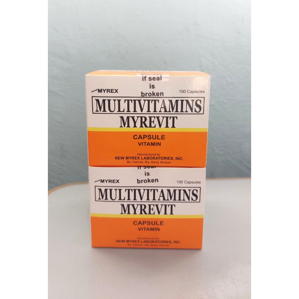 MULTIVITAMINS MYREVIT 100 CAPSULES VITAMIN | Shopee Philippines