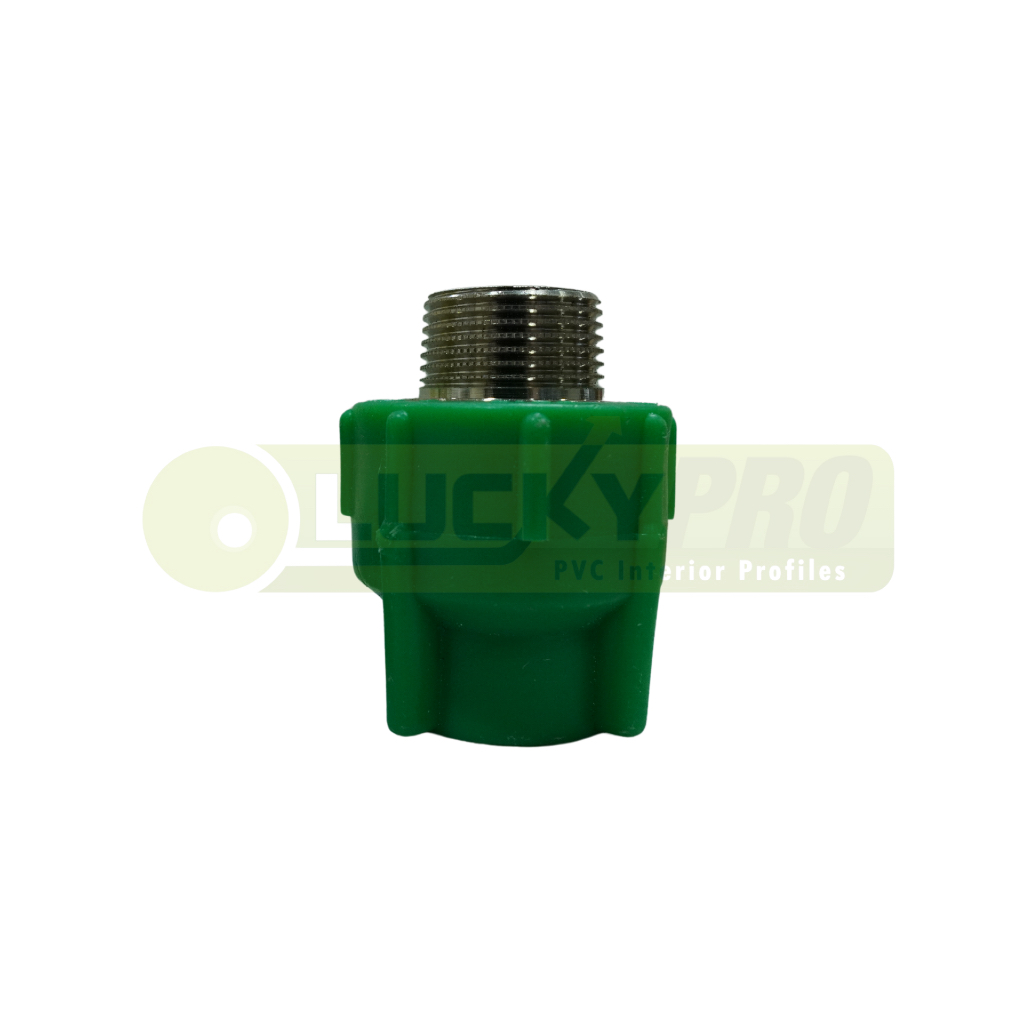 LUCKY PP-R STRAIGHT MALE ADAPTER (GREEN AND WHITE) | Shopee Philippines