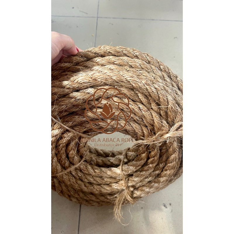 Manila Abaca Rope 20meters Lenght Different Sizes | Shopee Philippines