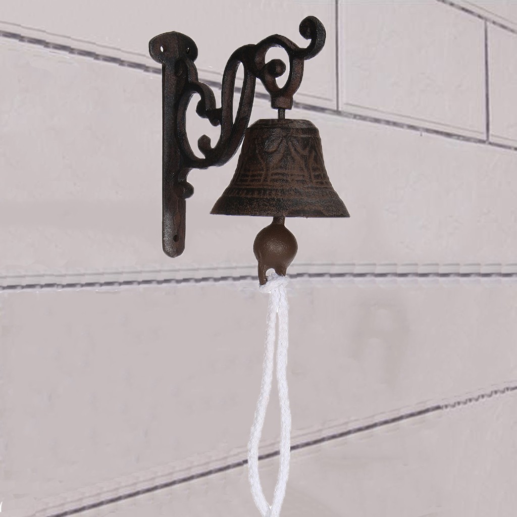 Cast Iron Door Bell Wall Antique Farm and Front Gate Bell | Shopee ...