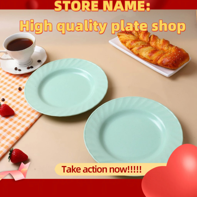 9-inch Round Melamine Plate Plato Set Plate Plastic Serving Plates ...